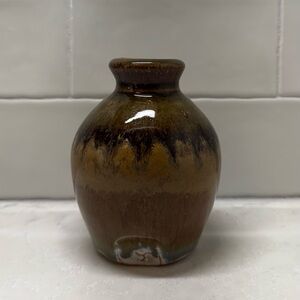 Artisan Glazed Ceramic Vase